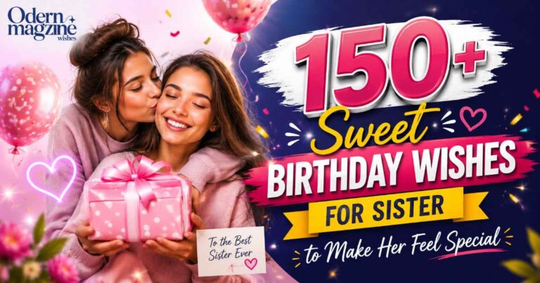 150+ Sweet Birthday Wishes for Sister to Make Her Feel Special