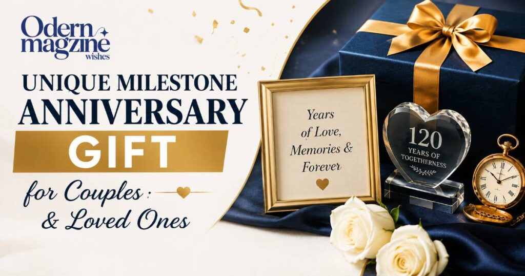Unique Milestone Anniversary Gift for Couples and Loved Ones