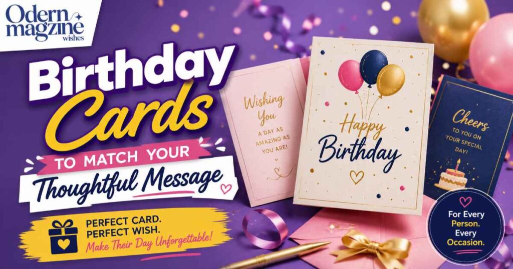 Birthday Cards to Match Your Thoughtful Message