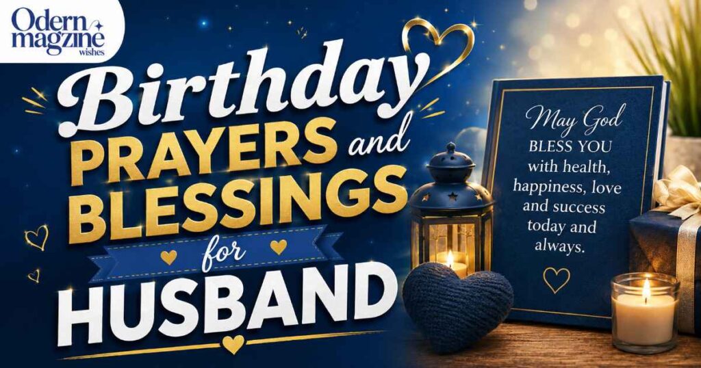 Birthday Prayers and Blessings for Husband