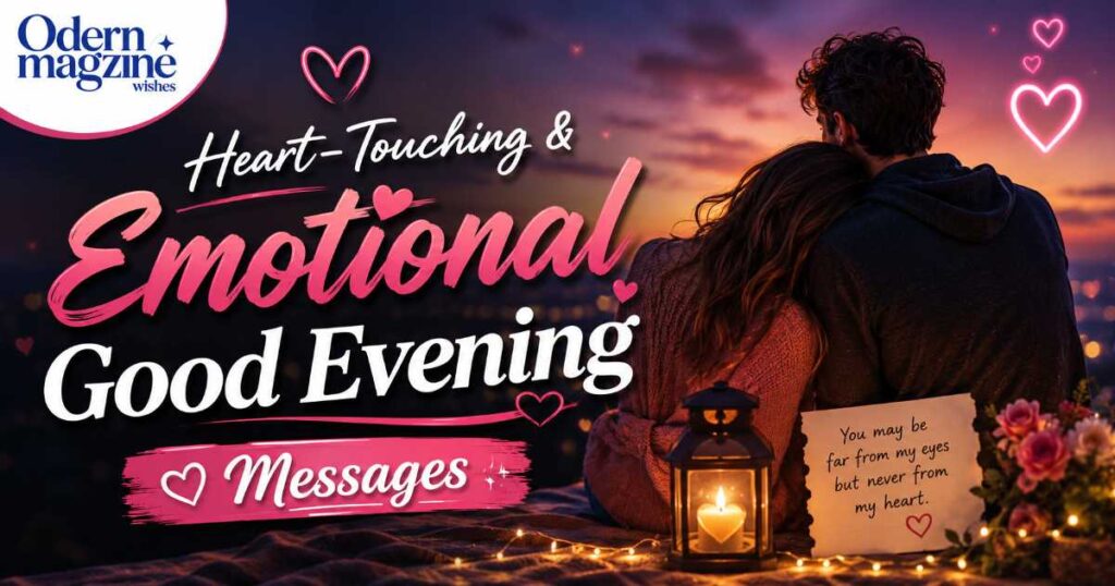 Heart-Touching & Emotional Good Evening Messages
