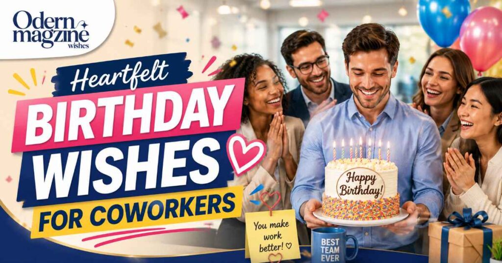 Heartfelt Birthday Wishes for Coworkers