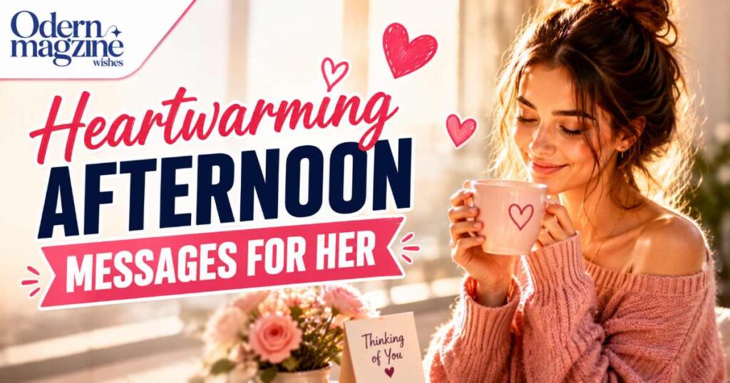 Heartwarming Afternoon Messages for Her