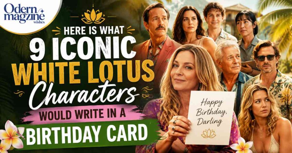 Here is What 9 Iconic White Lotus Characters Would Write in a Birthday Card