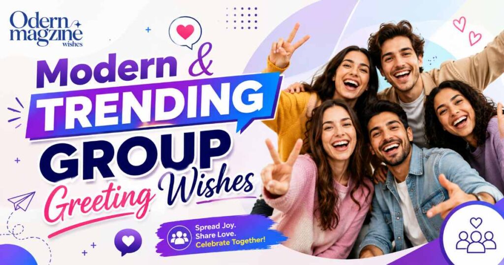 Modern and Trending Group Greeting Wishes
