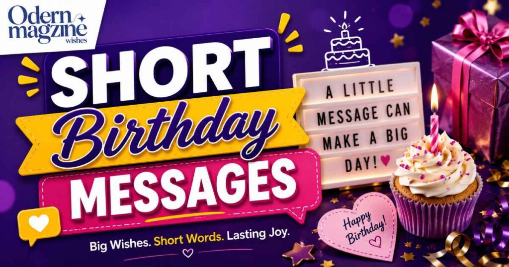 Short Birthday Messages